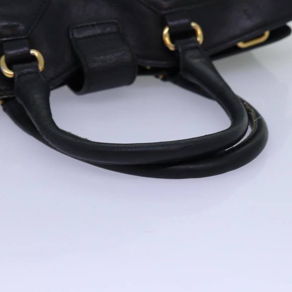 SAINT LAURENT Chic Mini Hand Bag Leather Black 297957 Auth yk12668 - Picture 7 of 16